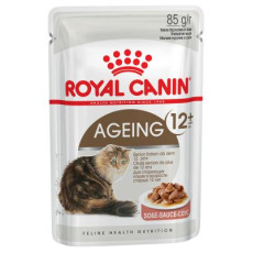 Royal Canin Ageing +12 in Gravy For Cats 12歲以上老年貓 (肉汁 ) 85g 